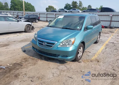 2007 Honda Odyssey Ex-L из США, поврежденный, VIN 5FNRL387X7B143633
